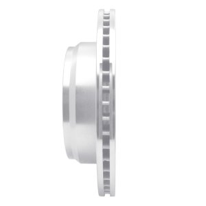 Nissan Titan XD Brake Rotor (1) - Rear Right - R1 Concepts - Drilled & Slotted - Silver - `16-`24